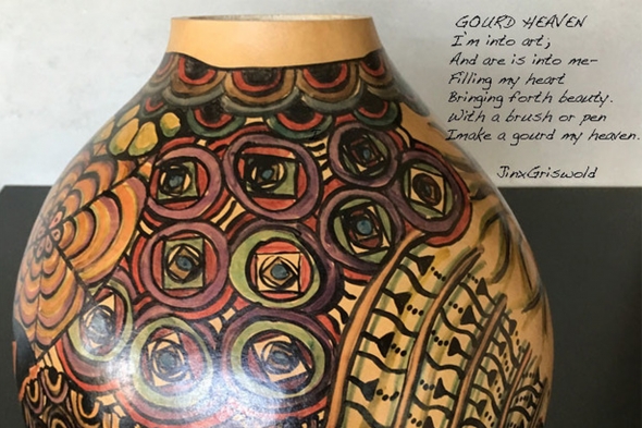 Jinx Griswold - Gourd Painting