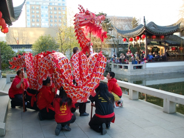 Dragon Procession - Lan Su Chinese Garden